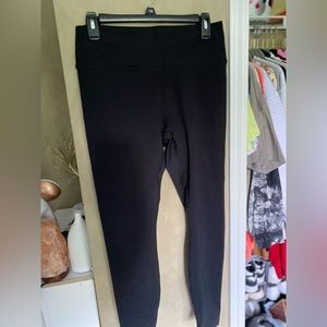 powerhold black leggings, with fabletics logo